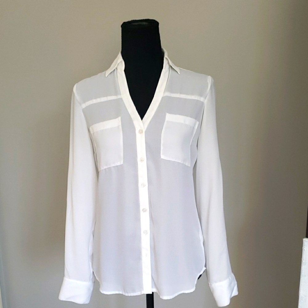Express button down shirt size XS